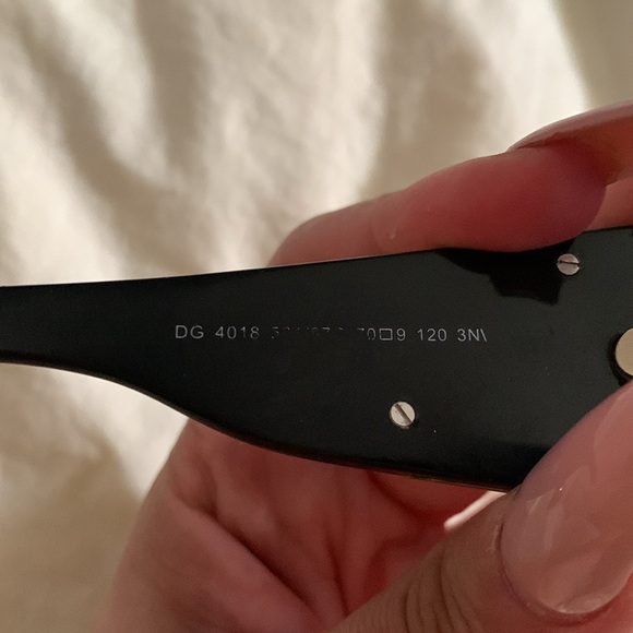 Dolce & Gabbana Black Sunglasses vintage y2k with rhinestones - Picture 5 of 7